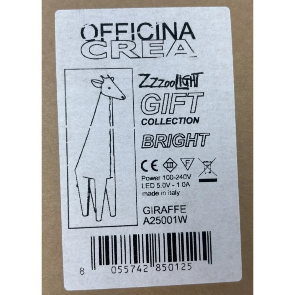 NIB RARE RETIRED- Zzzooo Light - Girraffe White